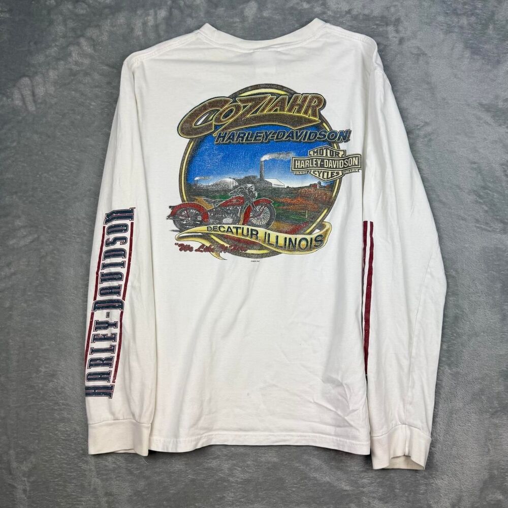 Harley-davidson Men's White T-shirt